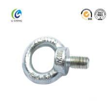 Drop forged carbon steel galvanized lifting Din580 eye bolt